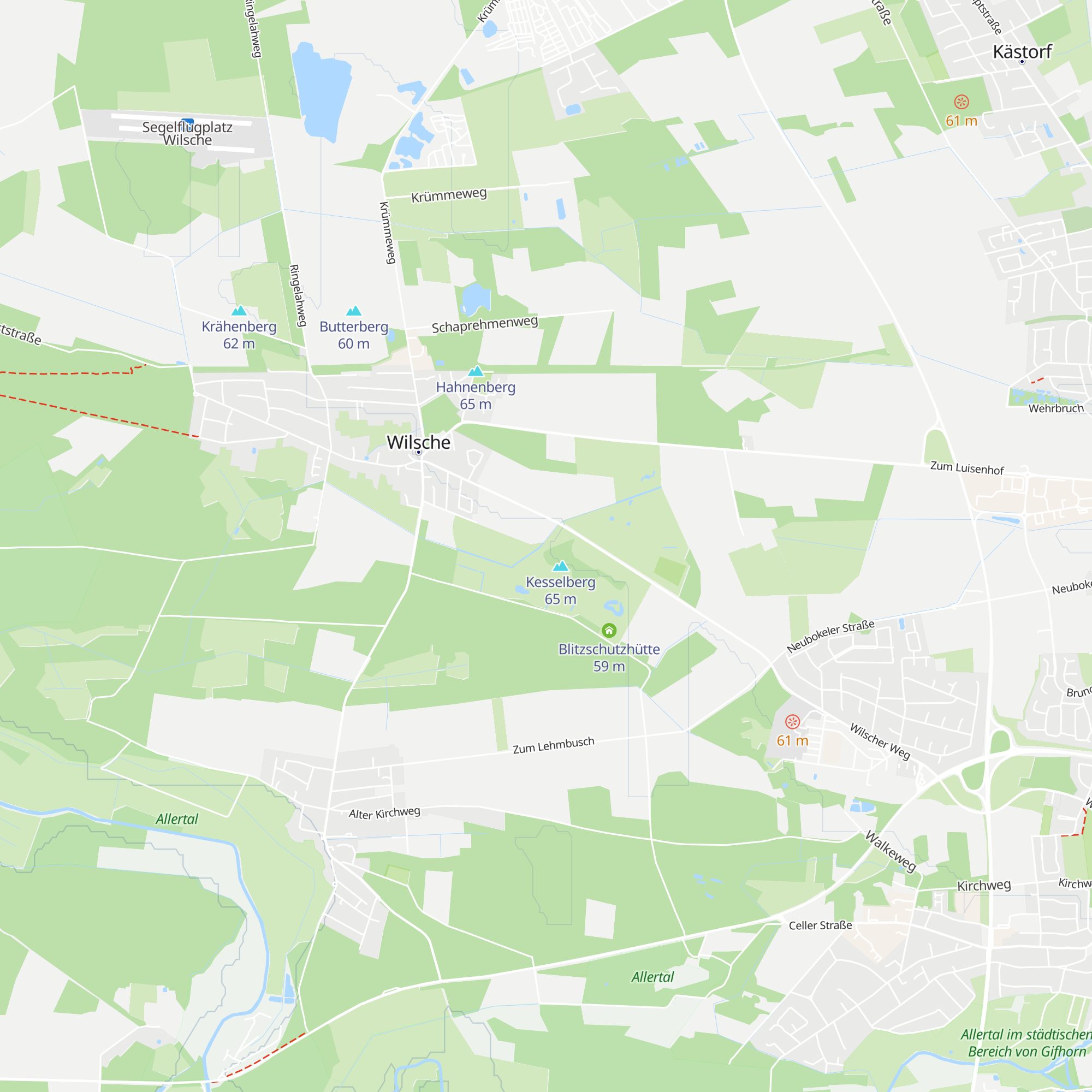 Blitzschutzhütte map