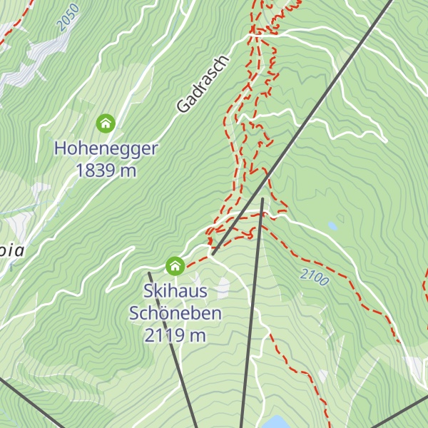 Map of Skihütte Einkehrschwung