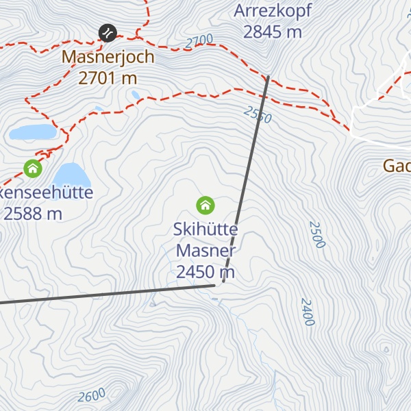 Map of Skihütte Masner
