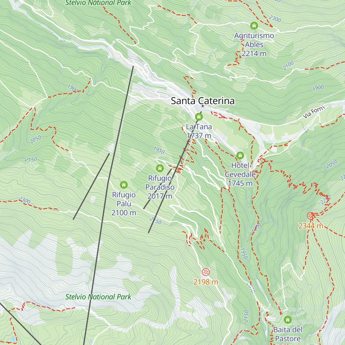Rifugio Sci 2000 map