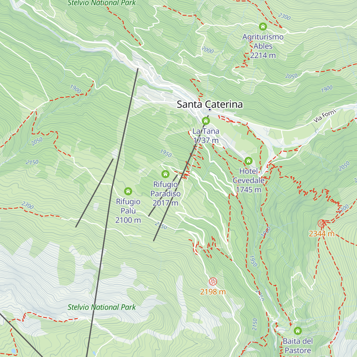 Rifugio Sci 2000 map