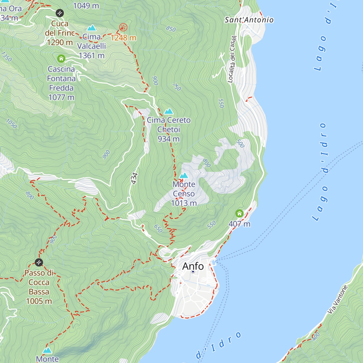 Bivacco Vedetta del Censo map