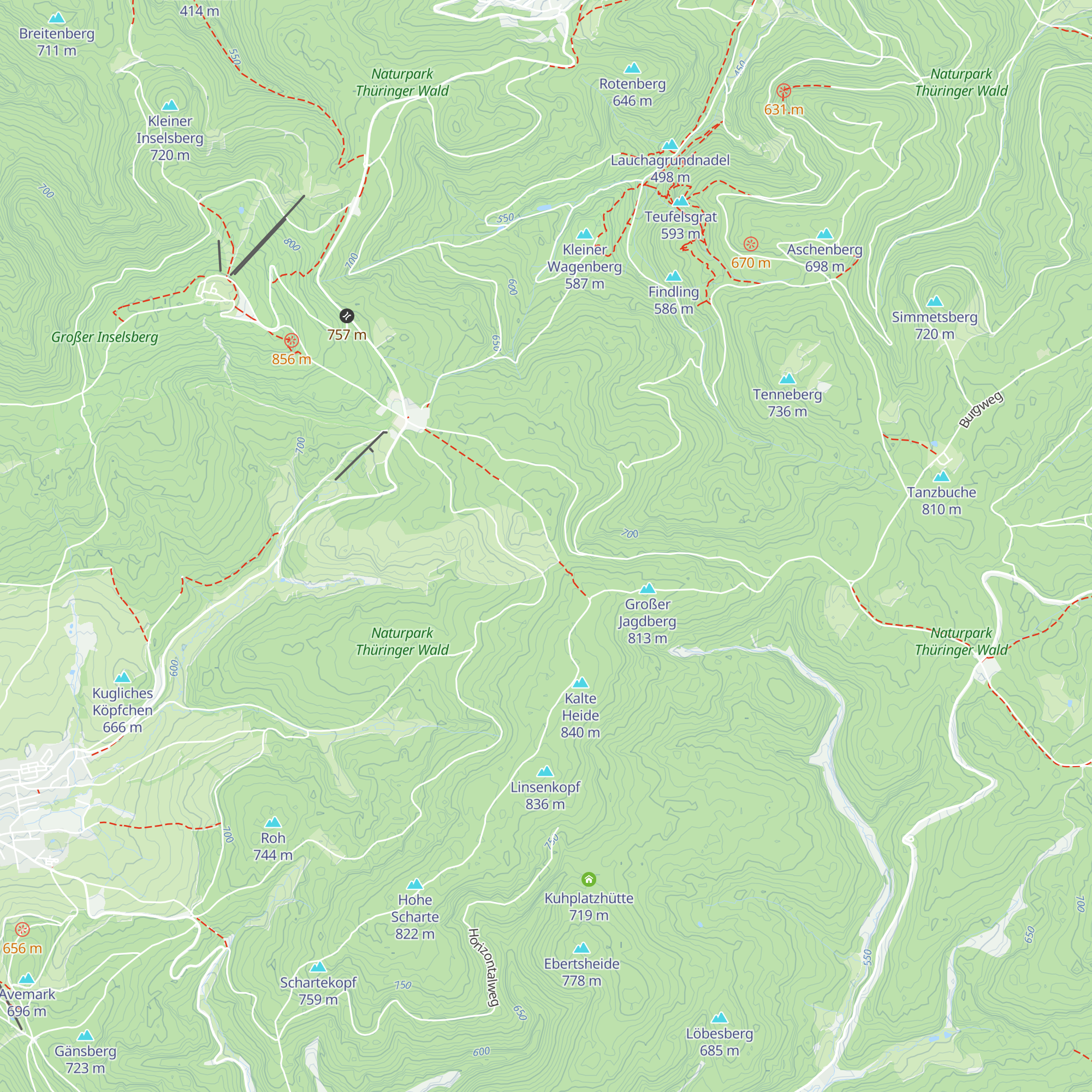 Waltershäuser Hütte map