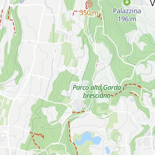 Map of Monte Luzzago