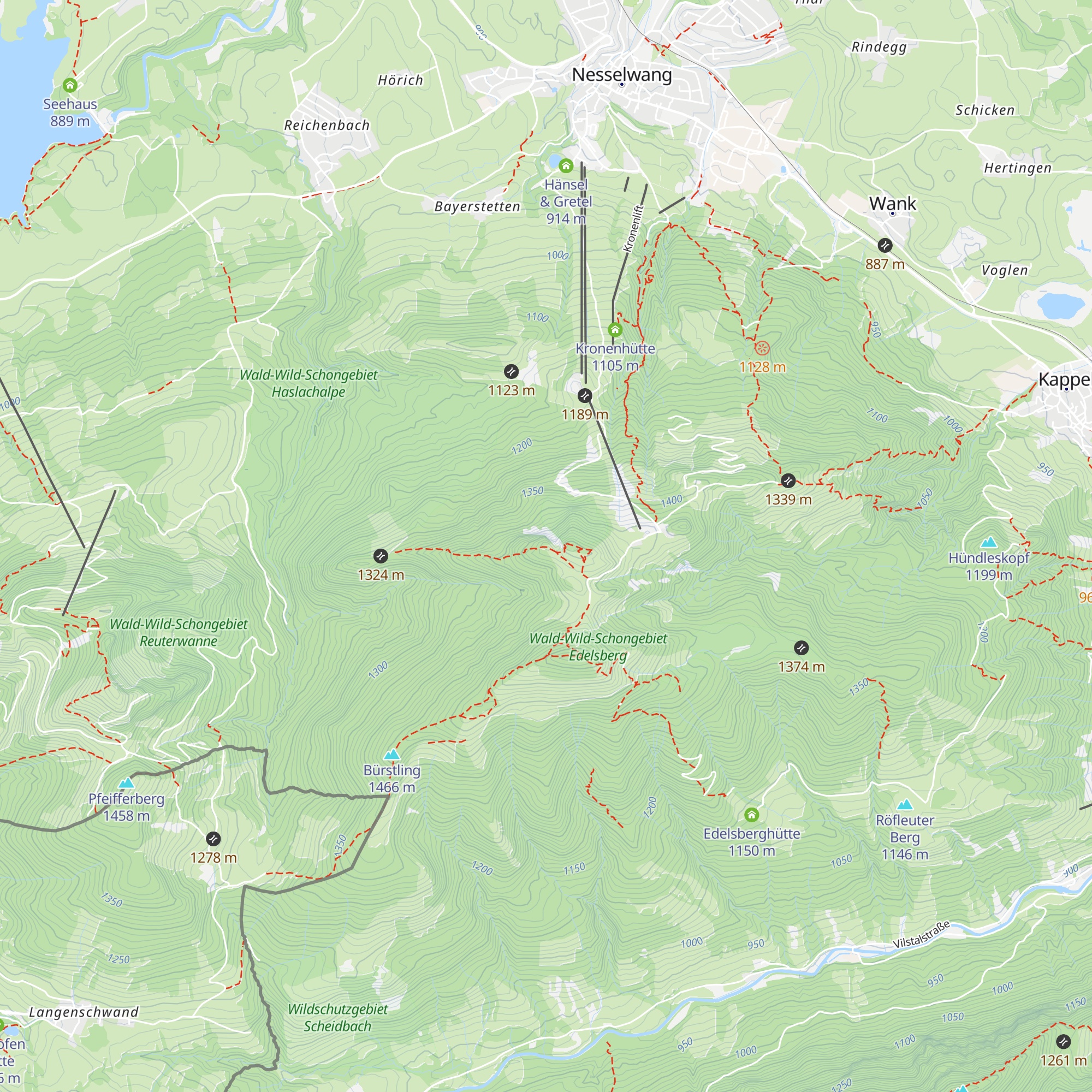 Private Hütte (Rapunzelhütte) map