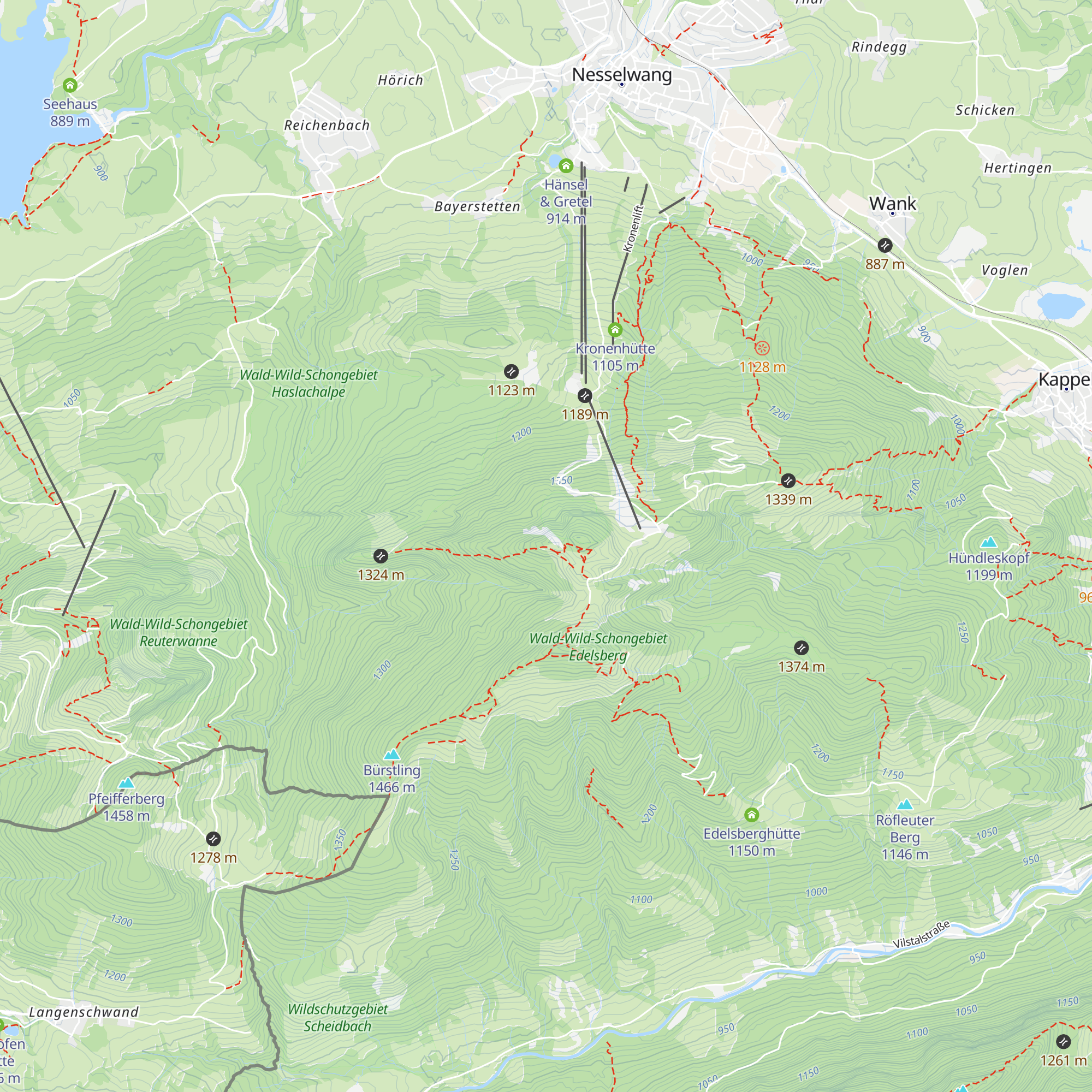 Private Hütte (Rapunzelhütte) map