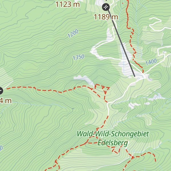 Map of Private Hütte (Rapunzelhütte)