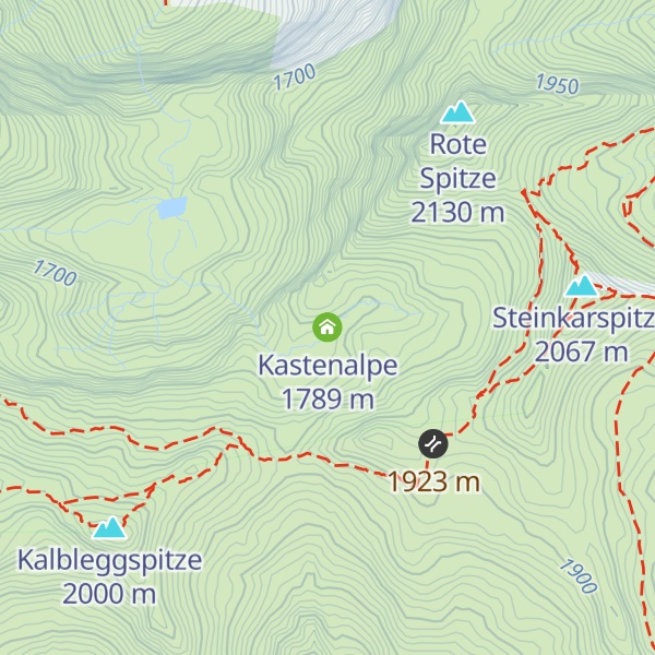 Map of Kastenalpe