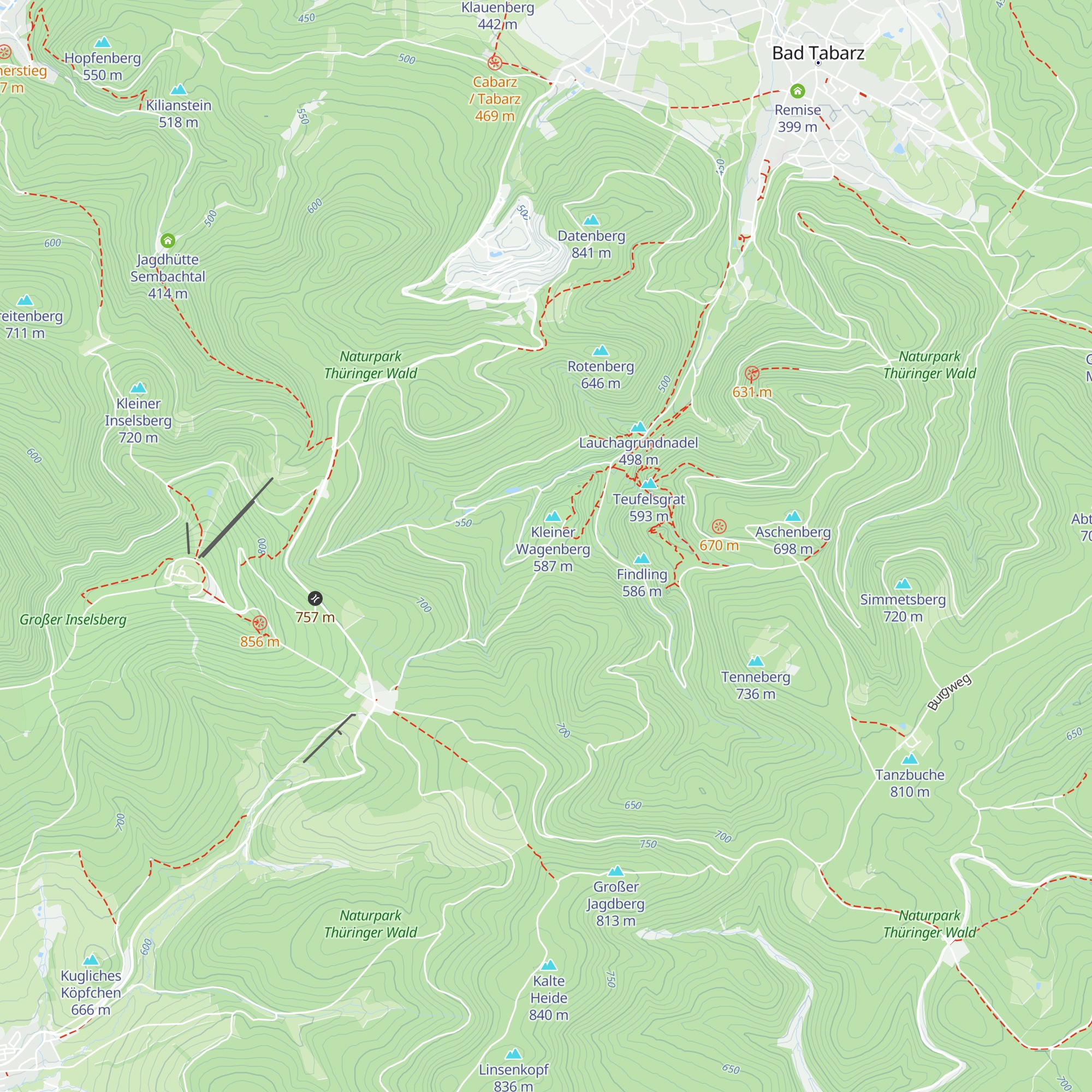 Schutzhütte Ritzenwiese map