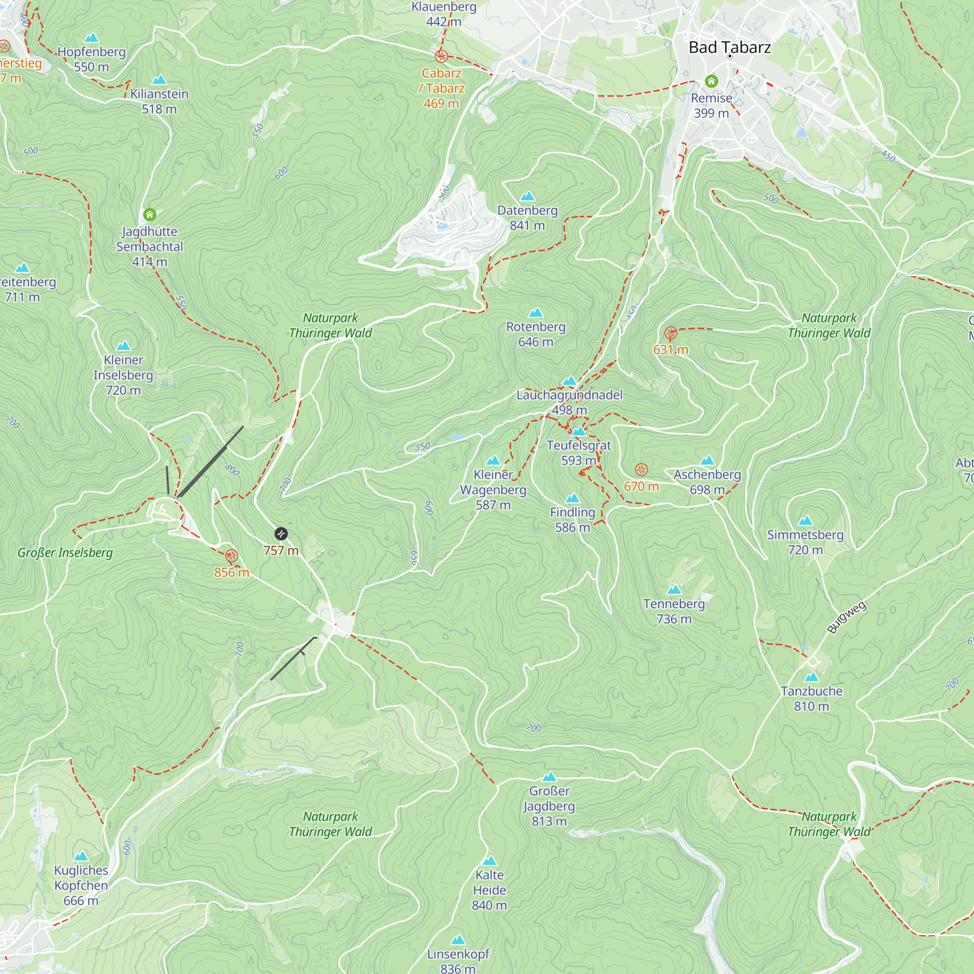 Schutzhütte Ritzenwiese map