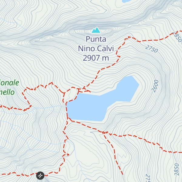 Map of Rifugio Giuseppe Garibaldi