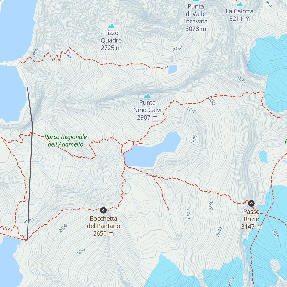 Rifugio Giuseppe Garibaldi map