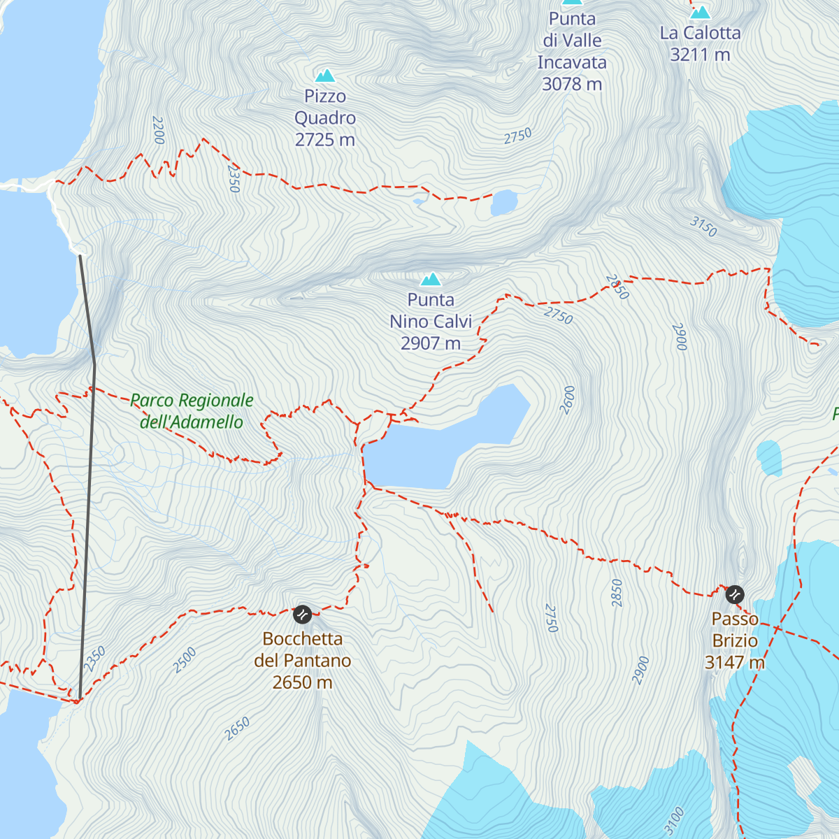 Rifugio Giuseppe Garibaldi map