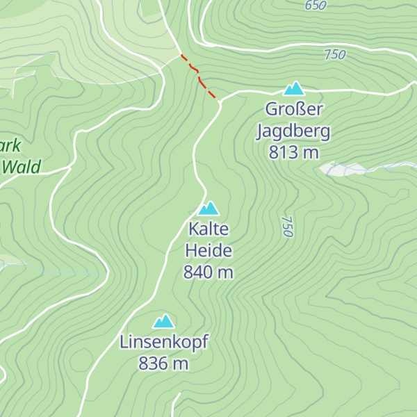 Map of Kalte Heide