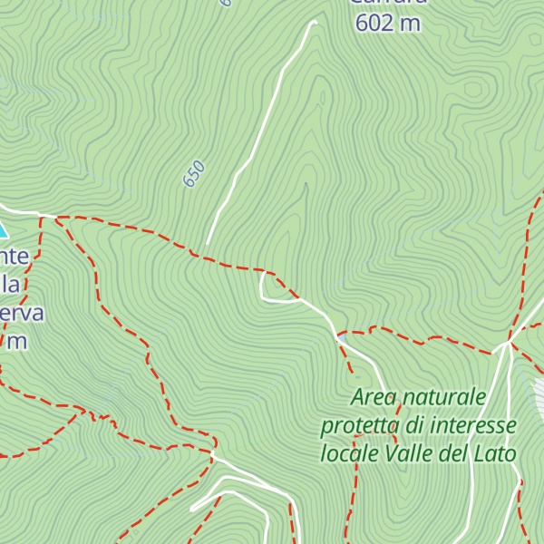 Map of Monte Faeta