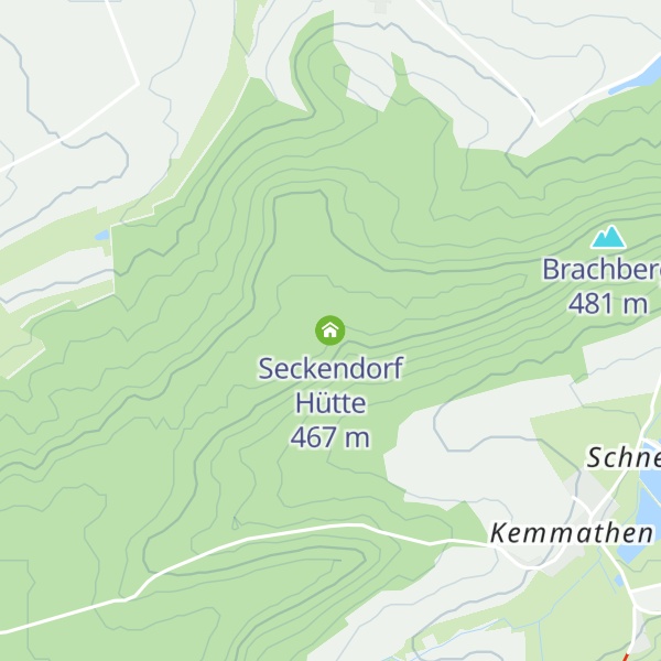 Map of Seckendorf Hütte