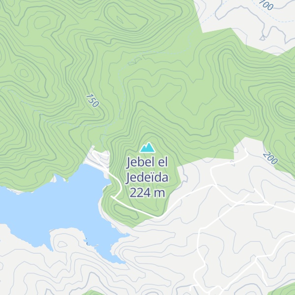 Map of Jebel el Jedeïda