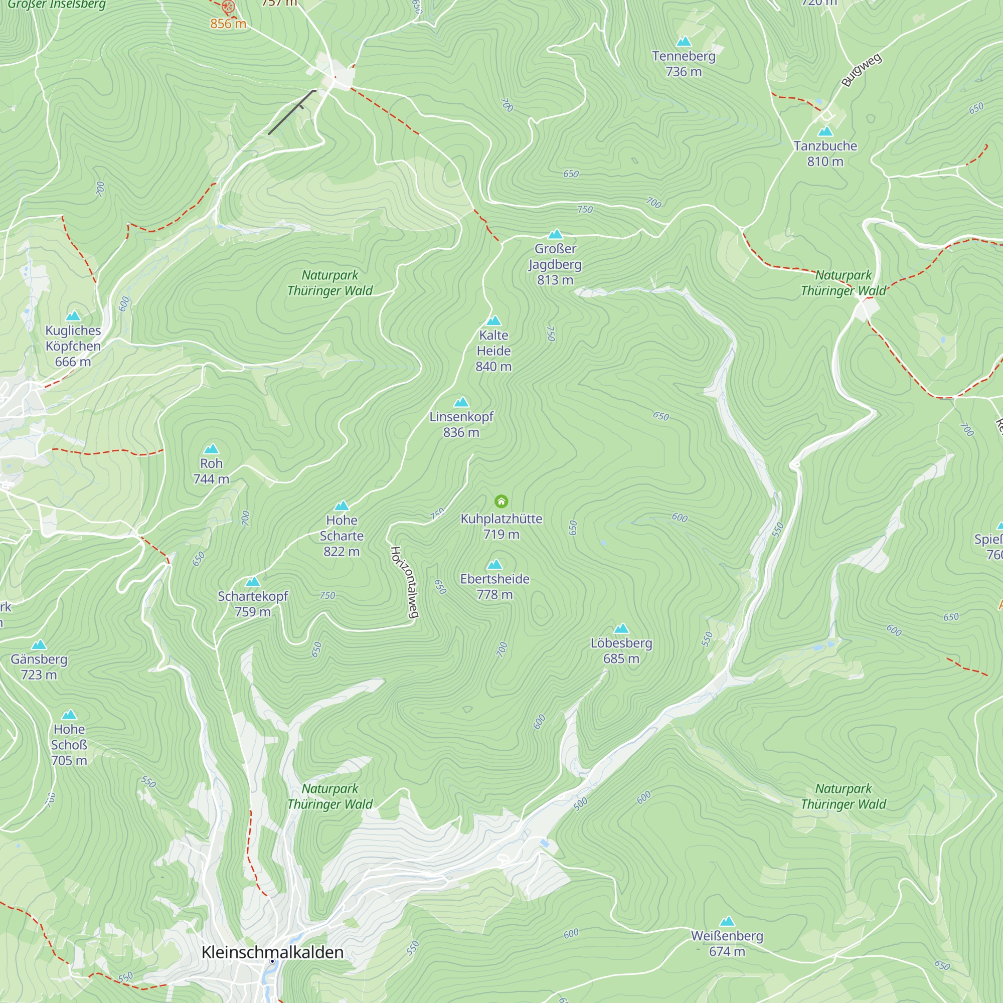 Kuhplatzhütte map