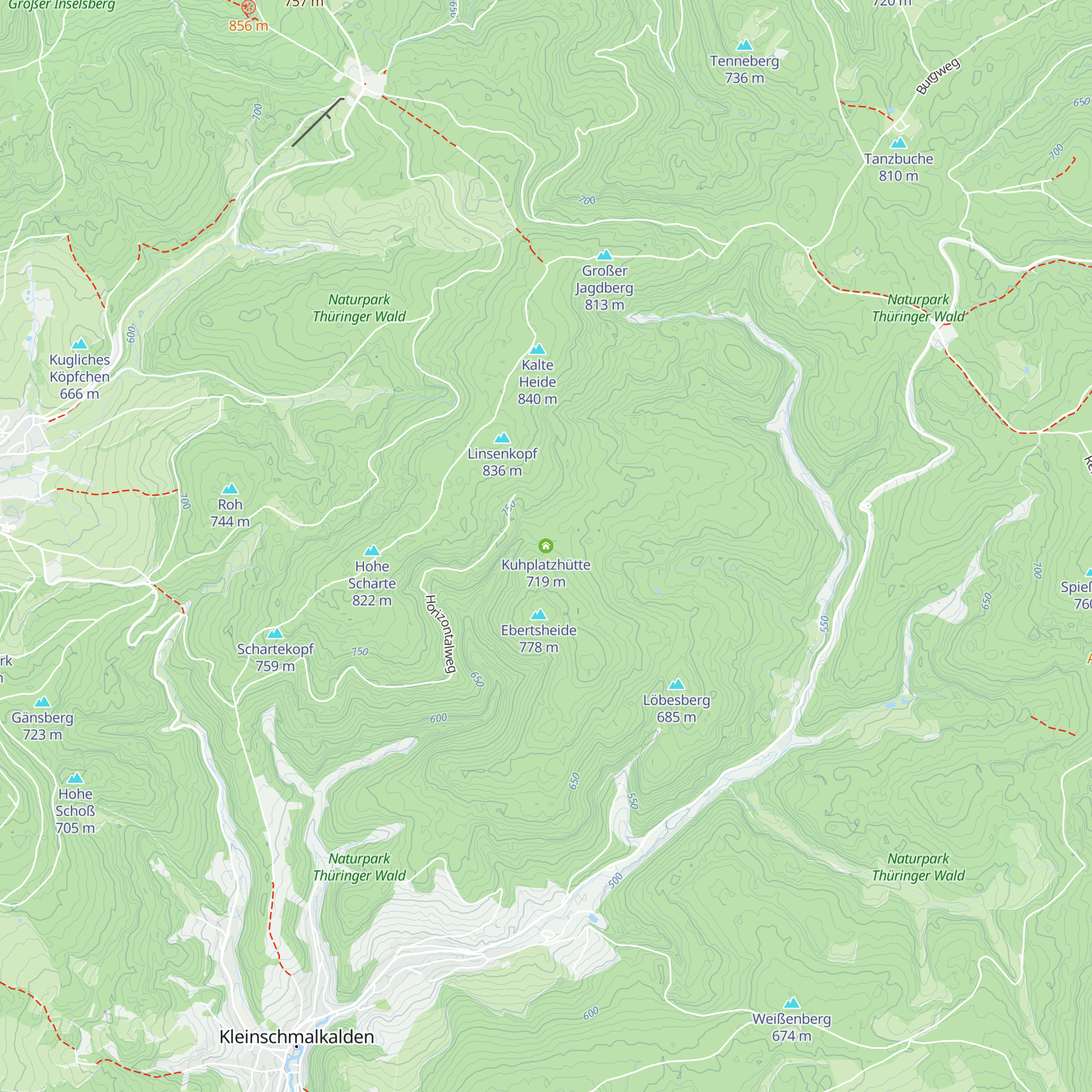 Kuhplatzhütte map