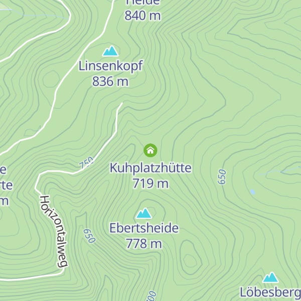 Map of Kuhplatzhütte