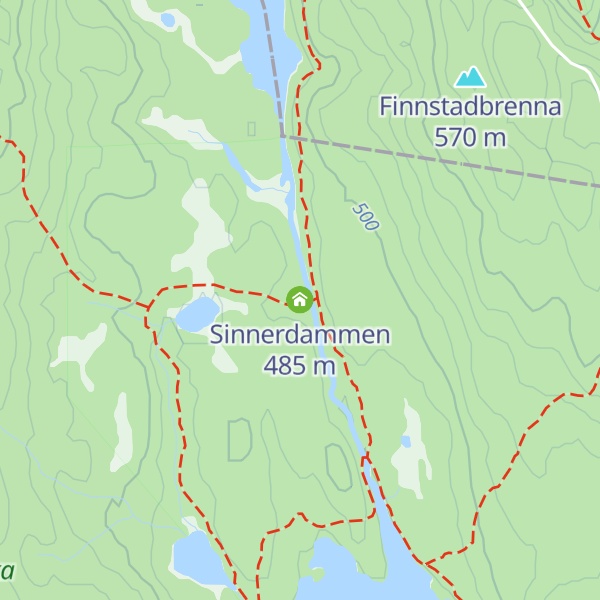 Map of Sinnerdammen