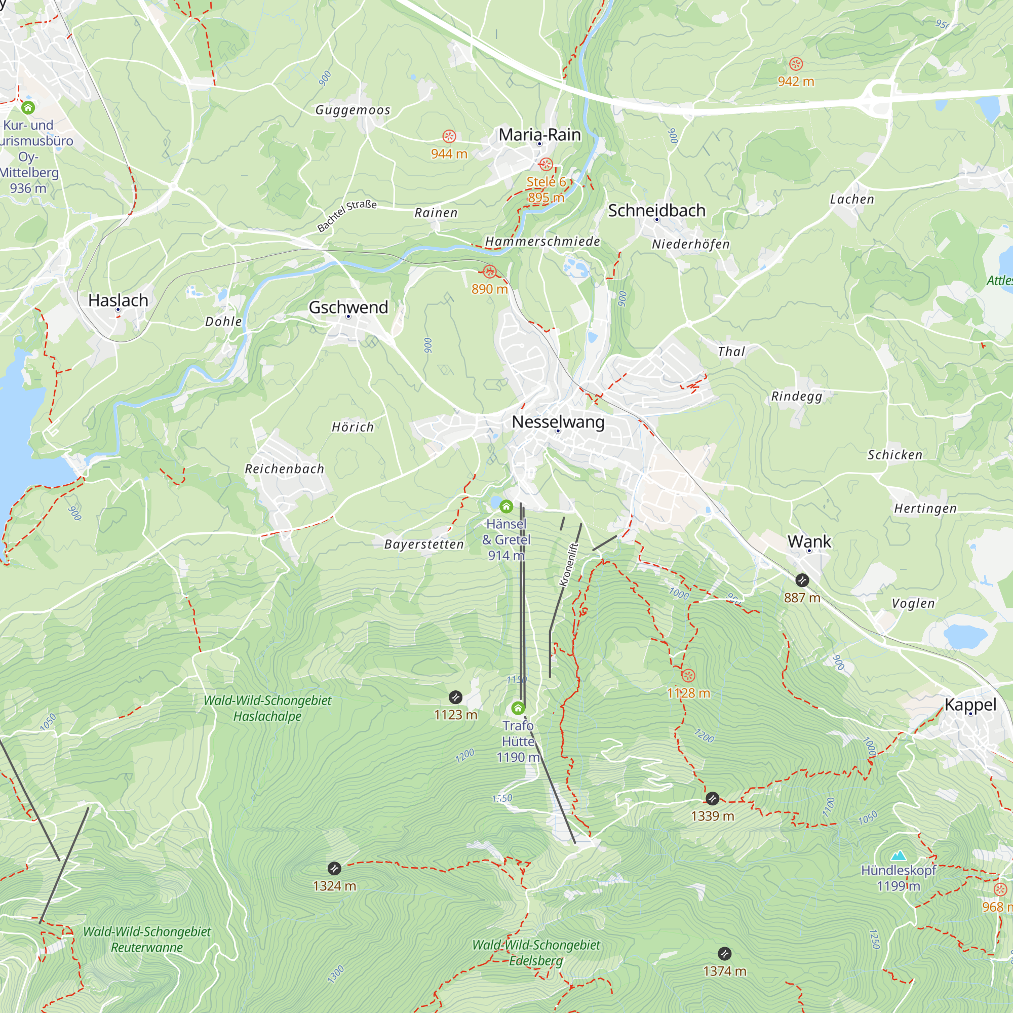 Hänsel & Gretel map