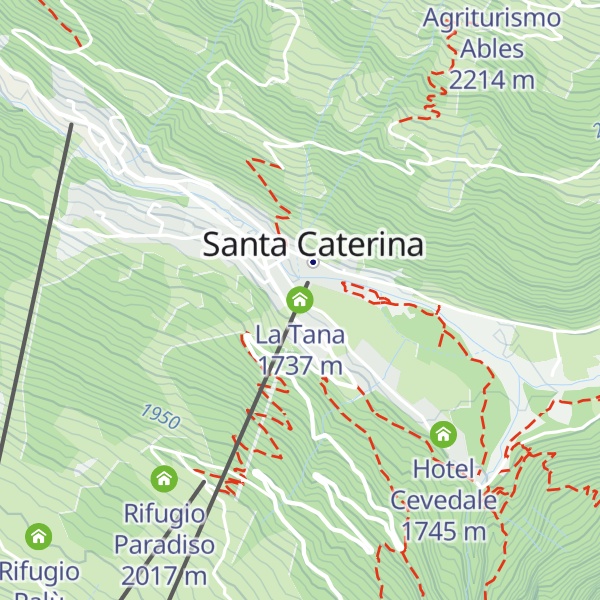Map of La Tana