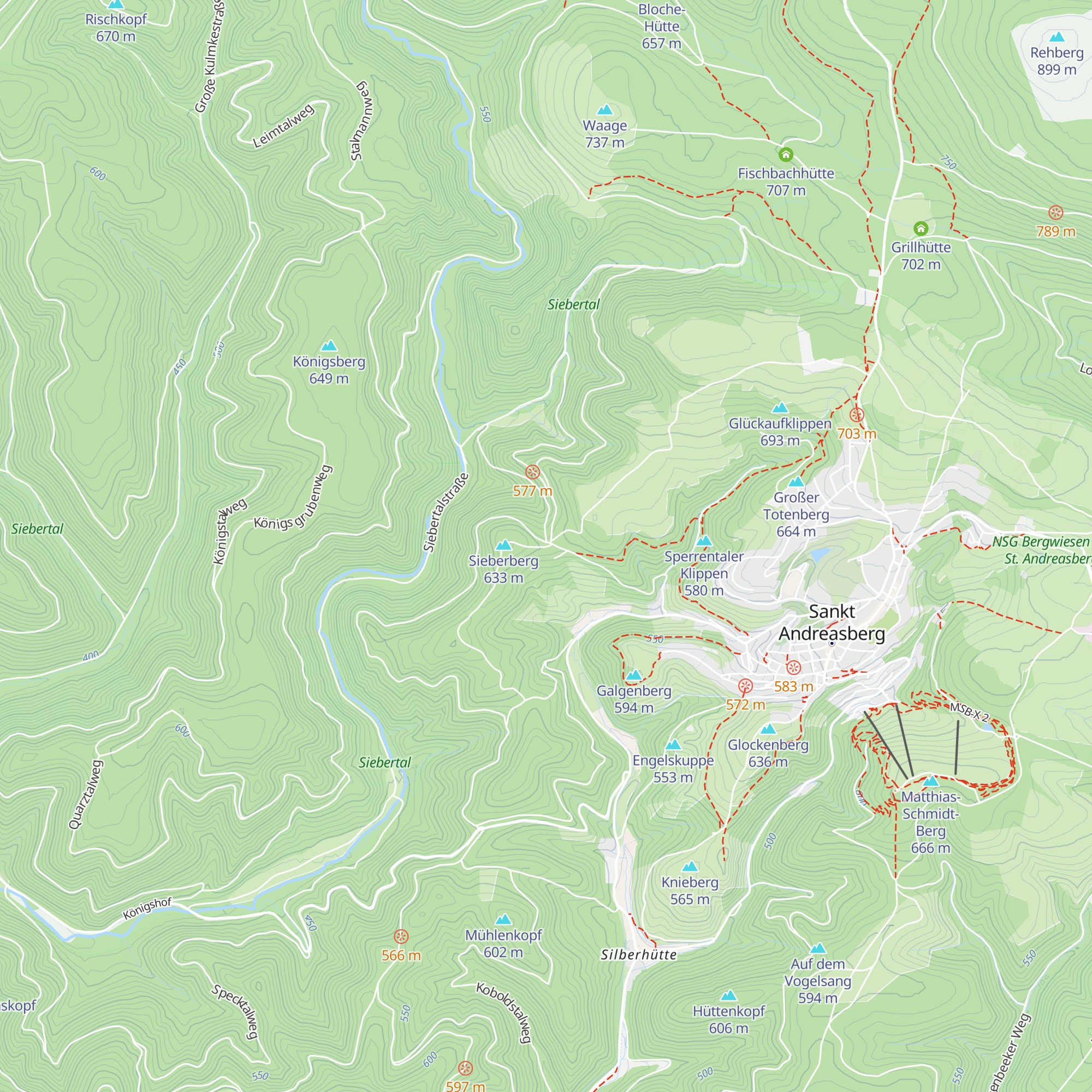 Kurt Reulecke-Hütte map