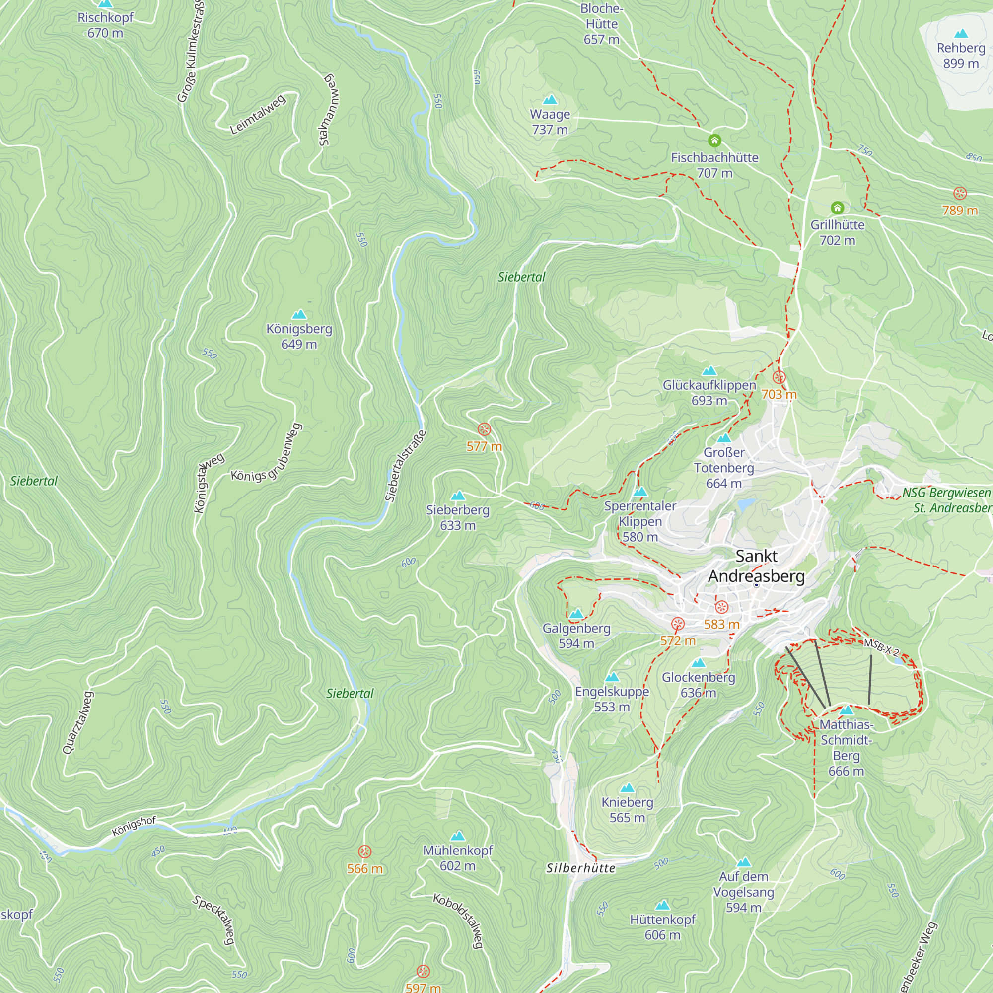 Kurt Reulecke-Hütte map