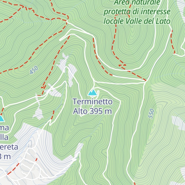 Map of Terminetto Alto