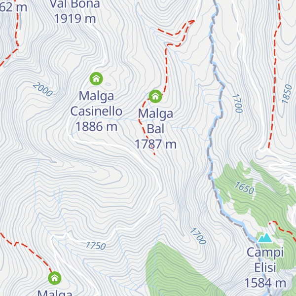 Map of Malga Val Marza