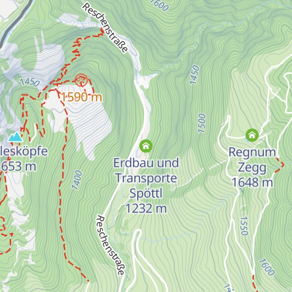 Map of Erdbau und Transporte Spöttl