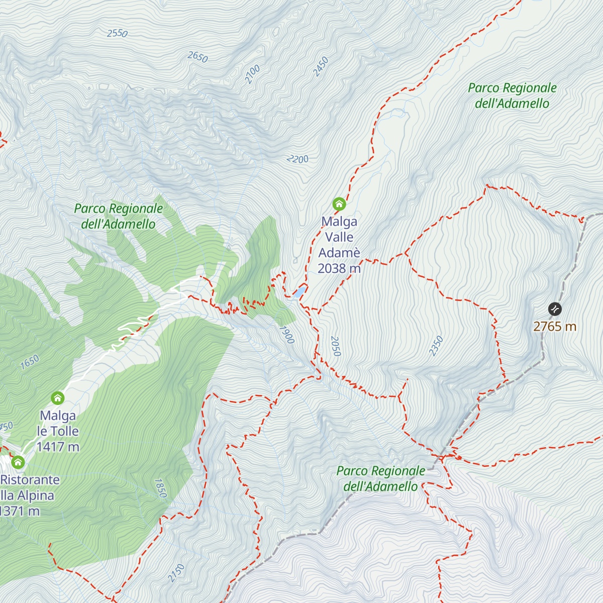 Rifugio Città di Lissone map