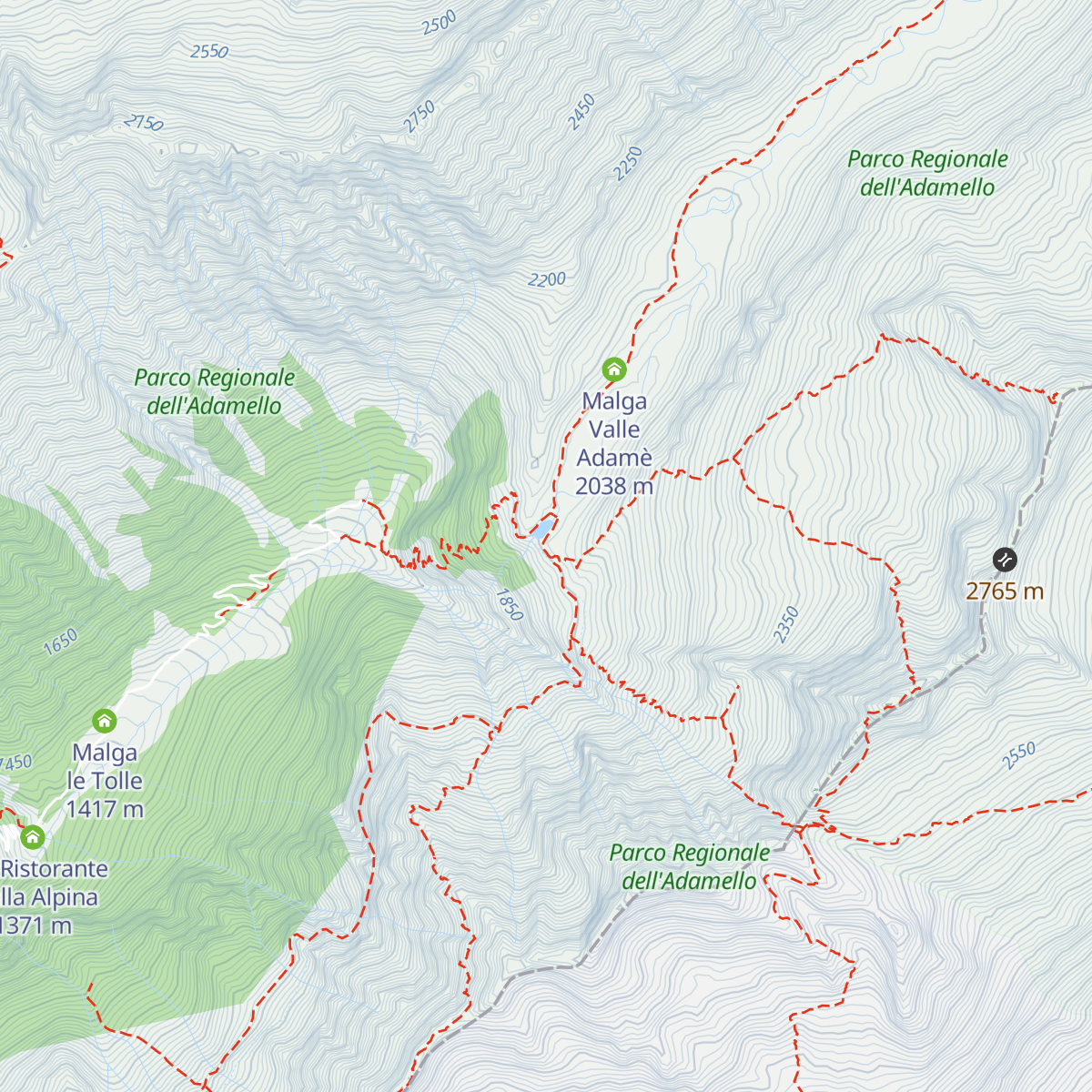 Rifugio Città di Lissone map