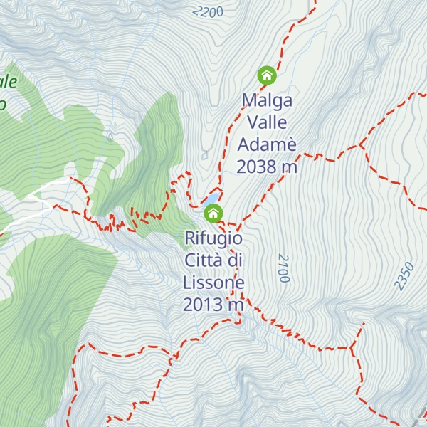 Map of Rifugio Città di Lissone