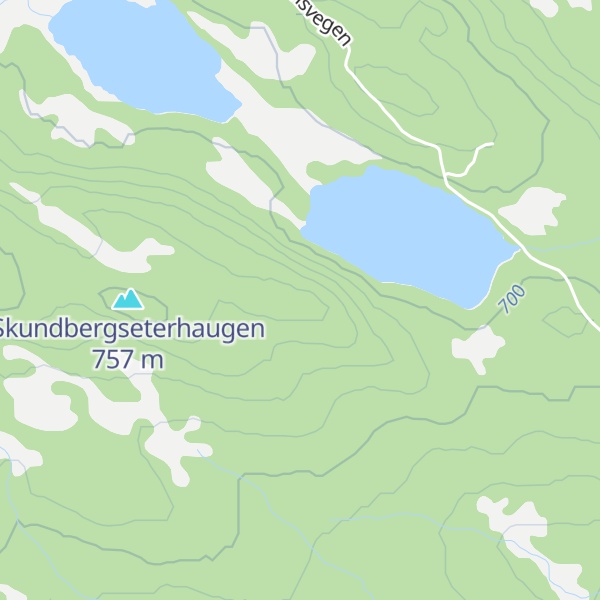 Map of Vasshaugen