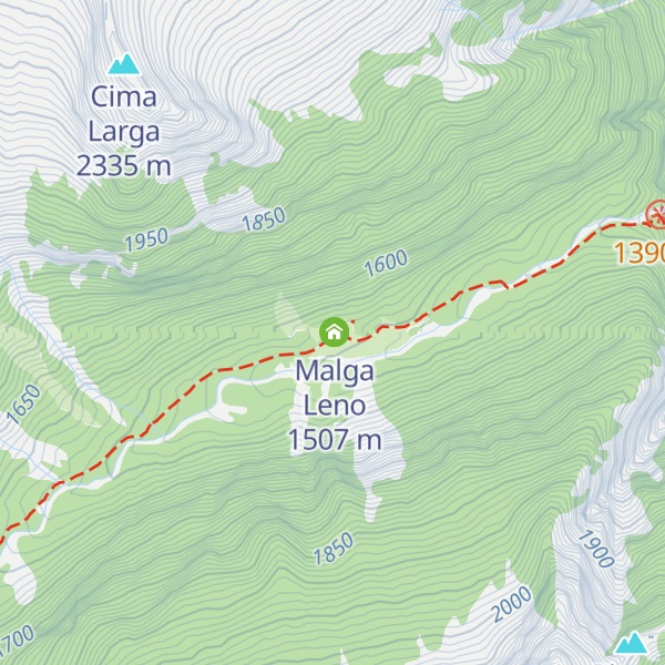 Map of Malga Gelo Bivacco Invernale