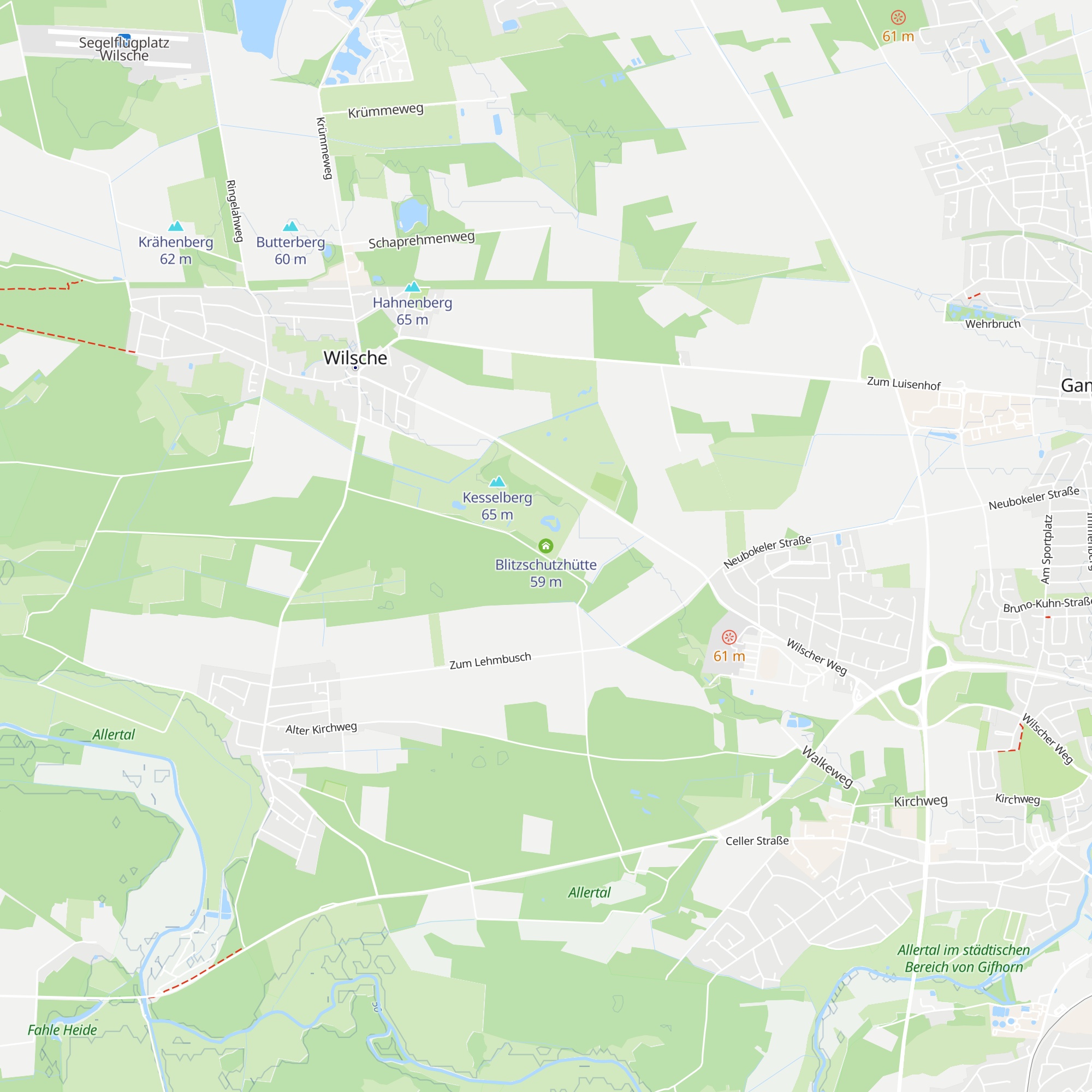 Blitzschutzhütte map