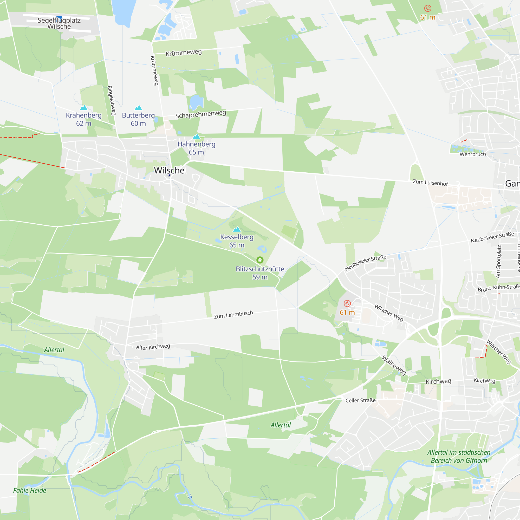 Blitzschutzhütte map