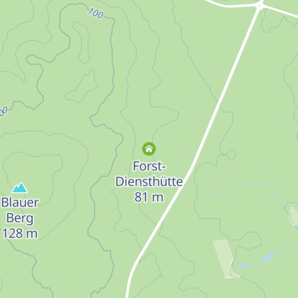 Map of Forst-Diensthütte