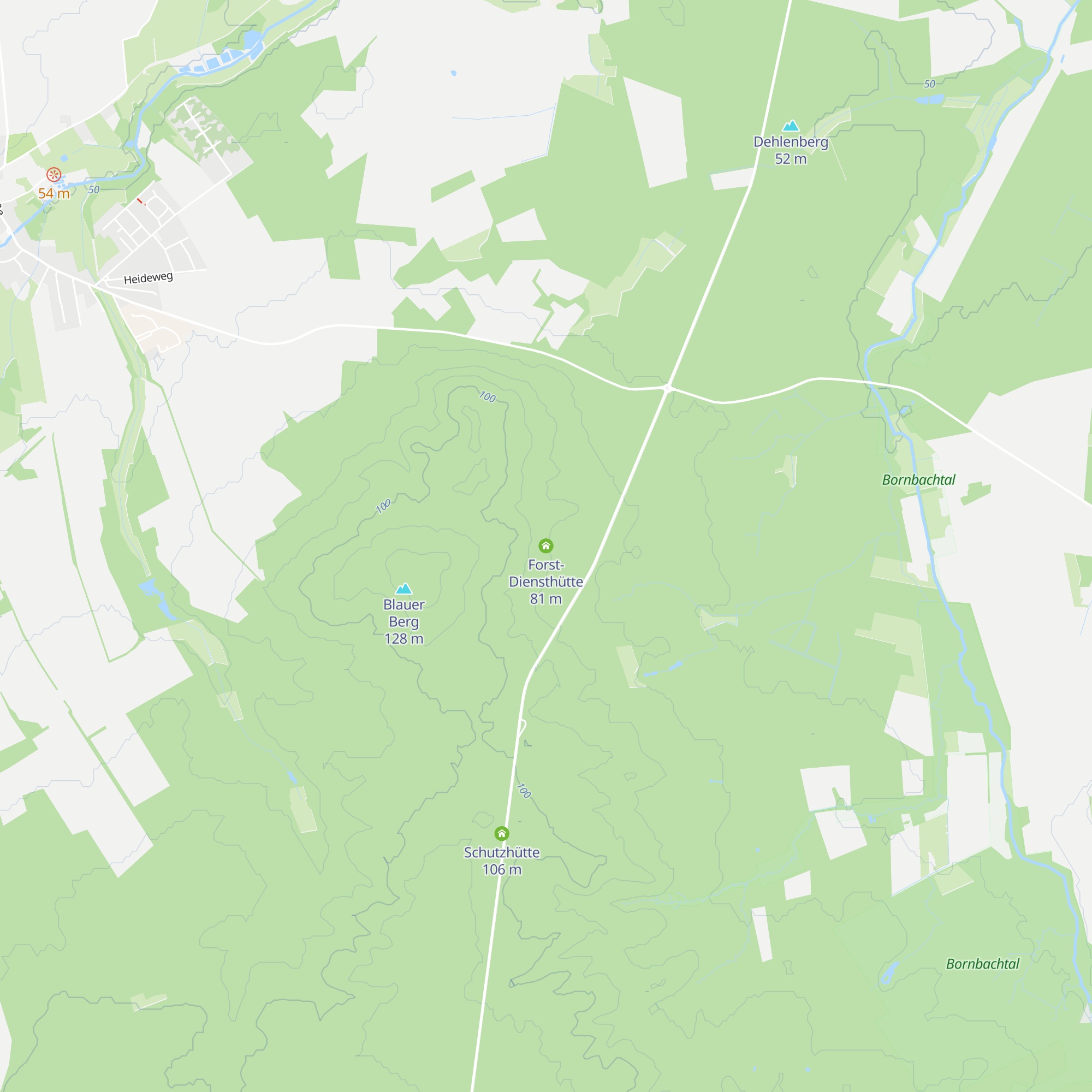 Forst-Diensthütte map