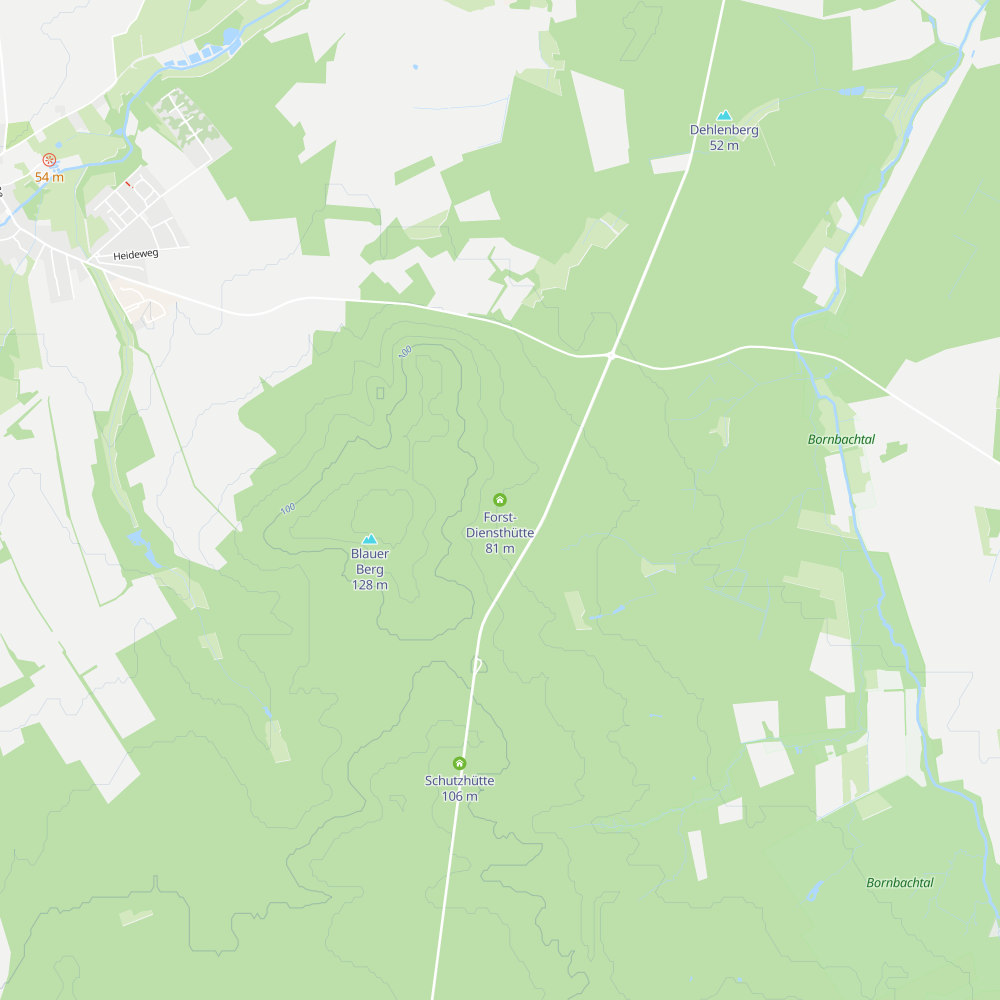 Forst-Diensthütte map