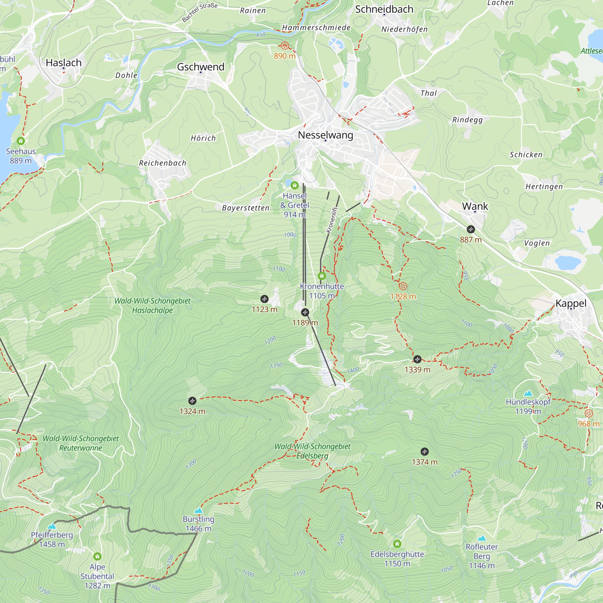 Enzianstüble map