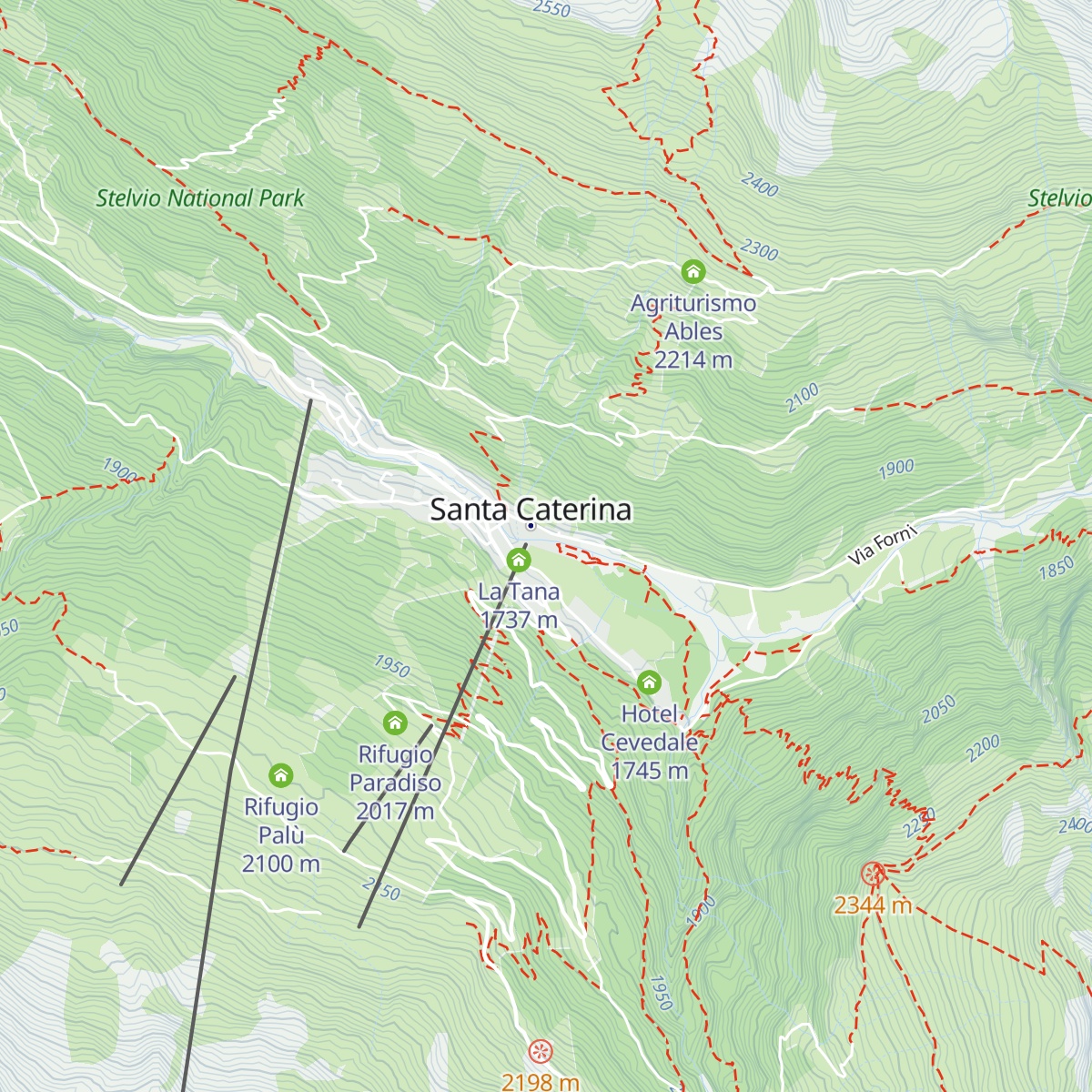 La Fonte map