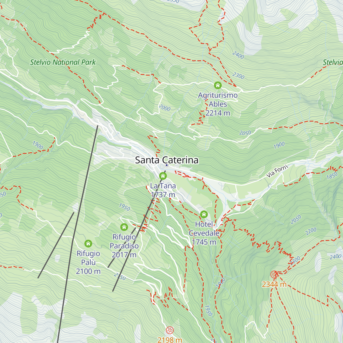 La Fonte map