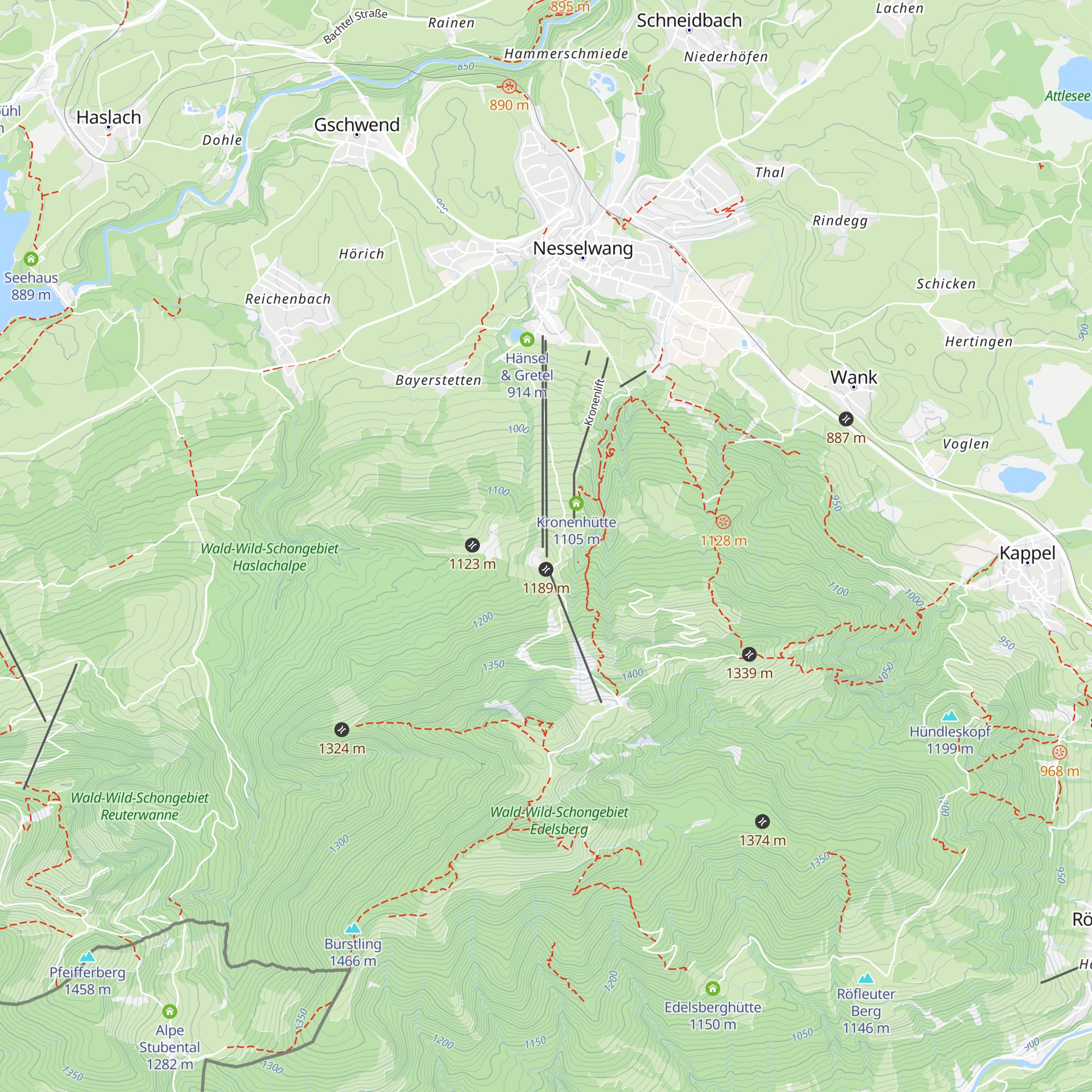 Großer Schlepplift - Lifthäuschen map