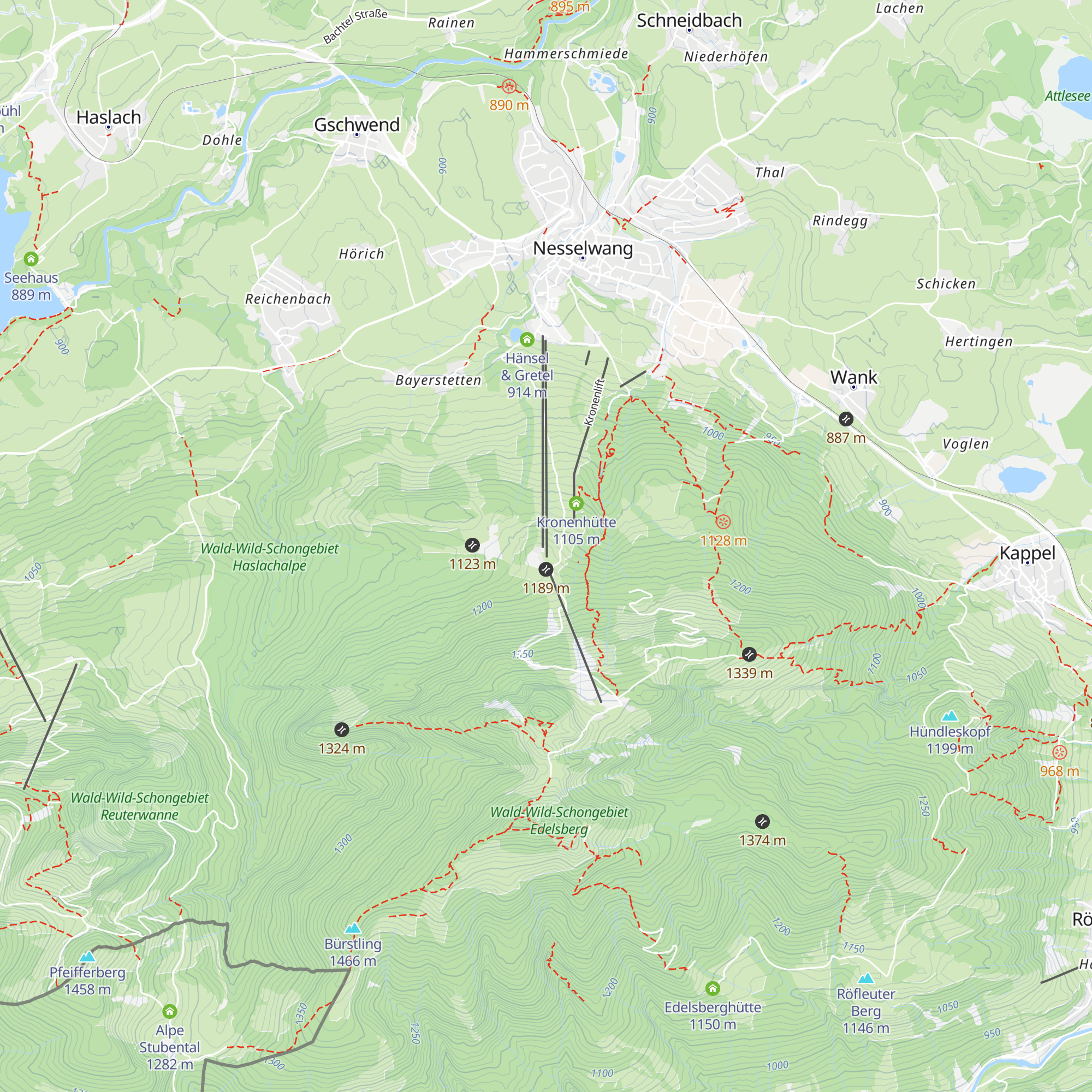 Großer Schlepplift - Lifthäuschen map