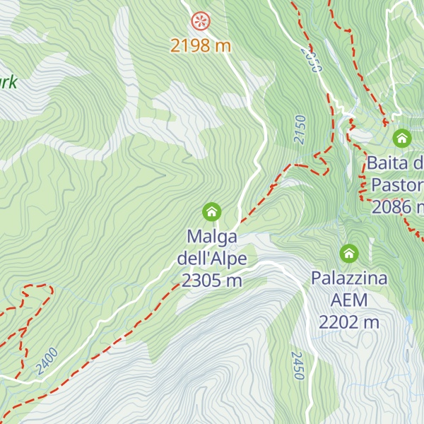 Map of Malga dell'Alpe