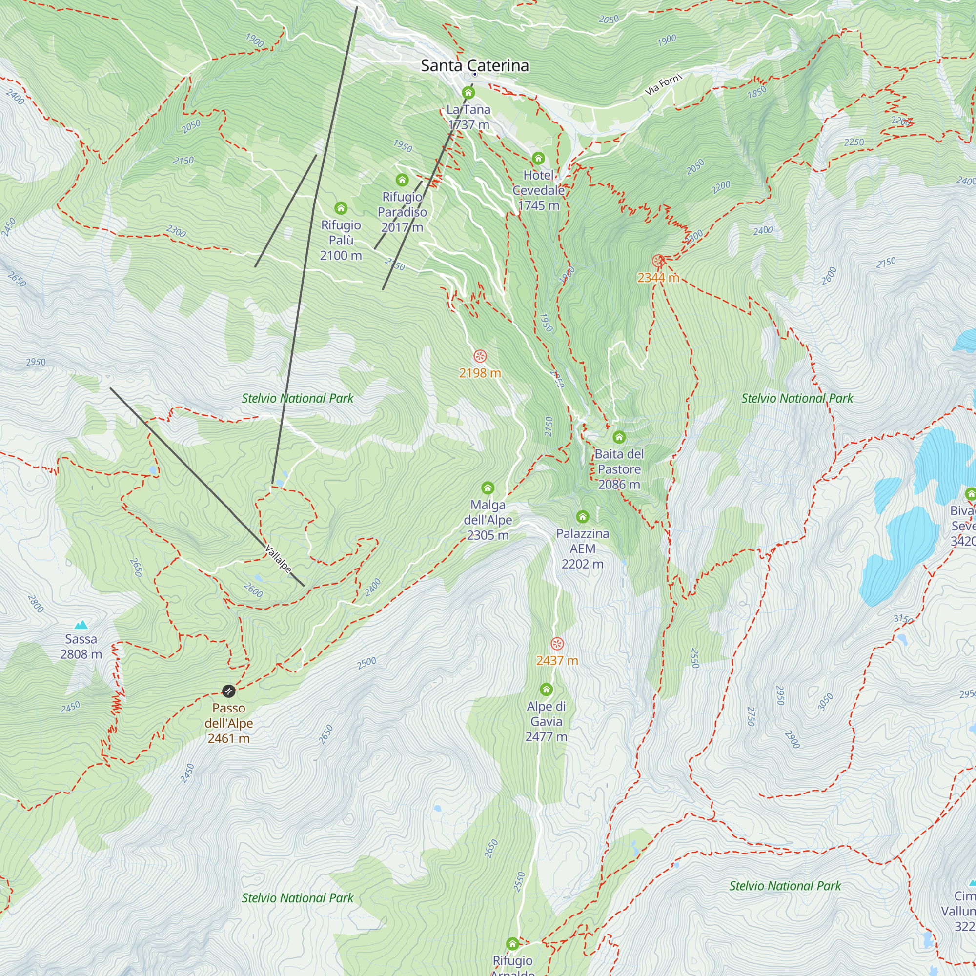 Malga dell'Alpe map