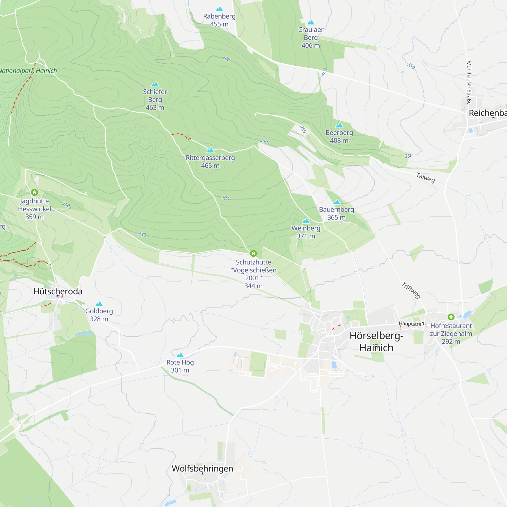 Schutzhütte "Vogelschießen 2001" map